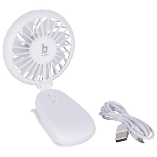 Вентилятор акумуляторний Bo-Camp Mini Fan With Clamp White (8520960)