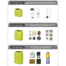 Гермомішок Naturehike CNK2550XB012, 8 л, жовтий