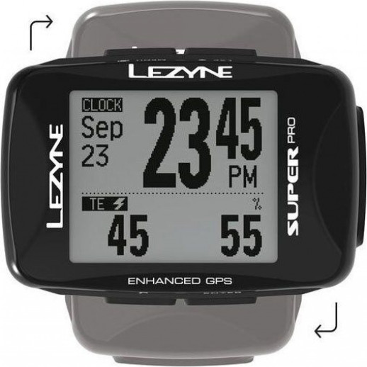 Комп'ютер Lezyne SUPER PRO GPS HR LOADED y13 чорний