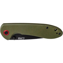 Ніж CJRB Feldspar Black Blade, AR-RPM9 Steel, зелений