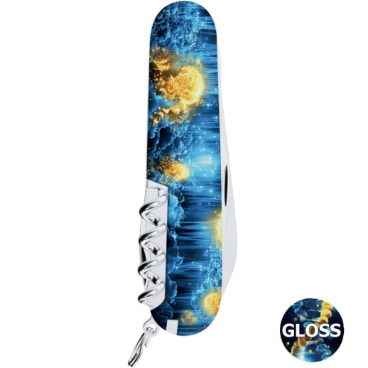 Складаний ніж Victorinox CLIMBER UKRAINE ДНК Українця 1.3703.3.T3270pw