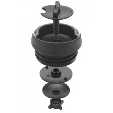 Термочашка Klean Kanteen tkwide Cafe Cap матова нержавіюча сталь 592 мл