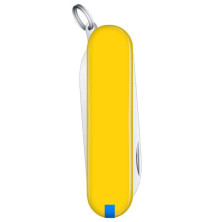 Ніж Victorinox Escort Ukraine 58мм/6функ/син-жовт