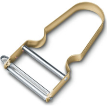 Овочечистка Rex пряме лезо жовт. (109x65x13мм)