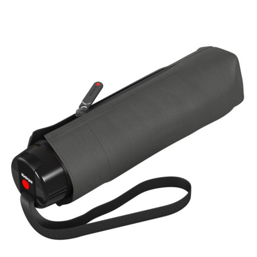 Парасолька T.020 Small Manual Dark Grey Мех/Складаний/7спиць /D94x19см