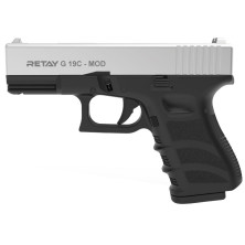 Пістолет стартовий Retay G 19C 9мм chrome (X614209C)
