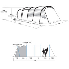 Намет Easy Camp Arena Air 600 Aqua Stone