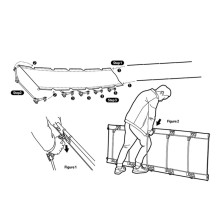 Ліжко складане Naturehike XJC05 NH20JJ001, Поліестер Oxford / алюміній, чорний (6927595768822)