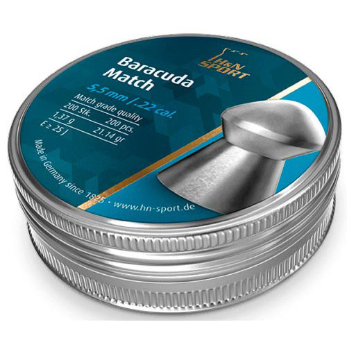 Кулі пневматичні H&N Baracuda Match 552 мм 1,37г 200шт/уп (92285520003)