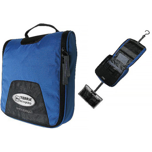 Сумка для туалетного приладдя Terra Incognita Showerbag синій /чорний