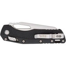 Ніж Microtech MSI Stonewash, серрейтор black