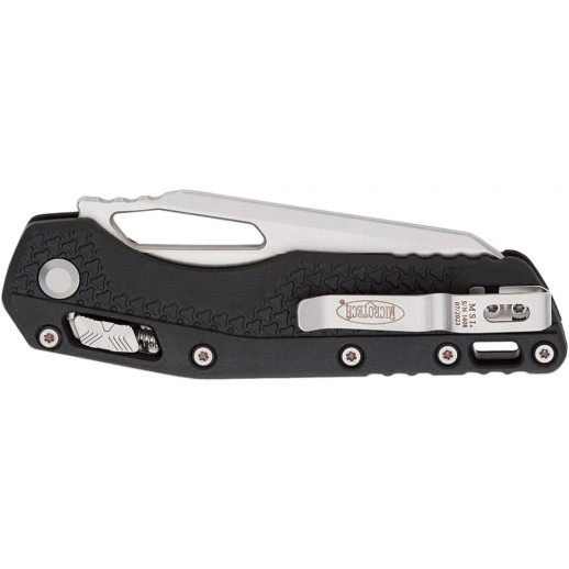 Ніж Microtech MSI Stonewash, серрейтор black