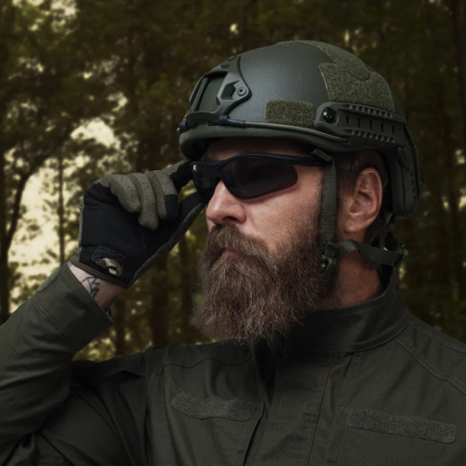 Кевларовый шлем Ukrarmor FAST Team Wendy. Уровень защиты NIJ IIIA Олива