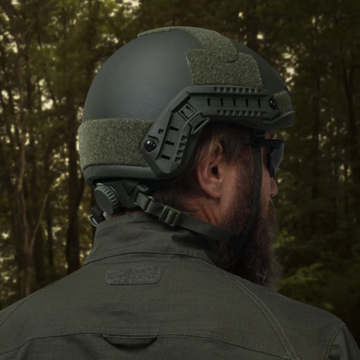 Кевларовый шлем Ukrarmor FAST Team Wendy. Уровень защиты NIJ IIIA Олива