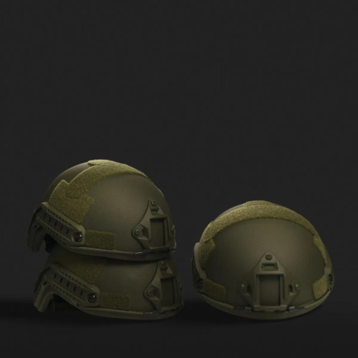 Кевларовый шлем Ukrarmor FAST Team Wendy. Уровень защиты NIJ IIIA Олива