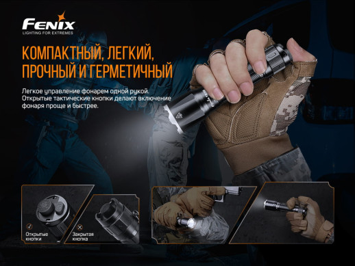 Фонарь ручной Fenix ​​TK16 V2.0 (без упаковки, не полный комплект, царапины)