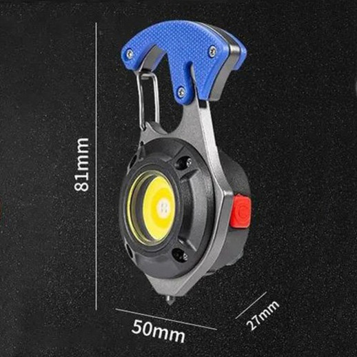 Фонарь Police MULTIFUNCTIONAL W5143-COB, multitool, Li-Ion аккумулятор, магнит, карабин, отвертка, ЗУ Type-C