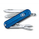 Нож-брелок Victorinox Classic SD Transparent Colors Deep Ocean (0.6223.T2G) 7 функций, 58 мм, Gift Box