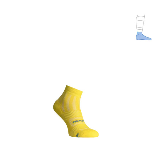 Функциональные носки Protector ShortDry летние желтые L 44-47