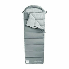 Спальник с капюшоном Naturehike M400 NH20MSD02, (1°C), левый, серый (поврежденная упаковка)