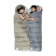 Спальник с капюшоном Naturehike M400 NH20MSD02, (1°C), левый, серый (поврежденная упаковка)