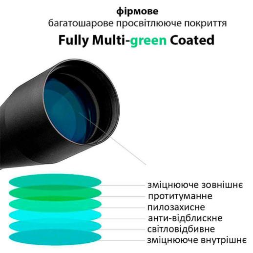 Прицел Discovery Optics MS 4X32-L 25,4mm, без подсветки (240301)