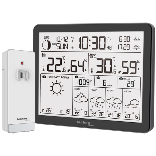 Метеостанция Technoline Tuya Smart/SmartLife WD3000 Black (WD3000)