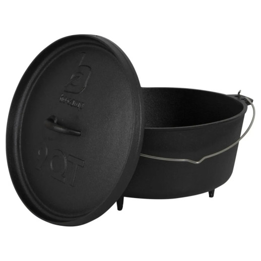 Котел с крышкой Bo-Camp Dutch Oven Cast Iron 31 cm / 7.1 L Black (22122415)