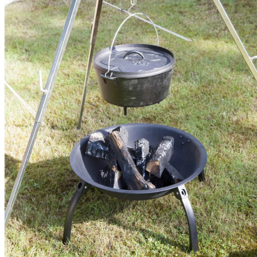 Котел с крышкой Bo-Camp Dutch Oven Cast Iron 31 cm / 7.1 L Black (22122415)