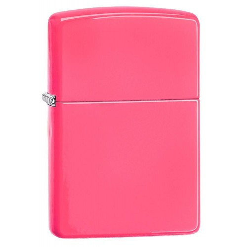 Зажигалка Zippo Reg Neon Pink Lighter 28886
