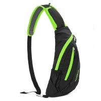 Рюкзак-сумка Naturehike Chest Bag 6 л black&amp;green NH23X008-K