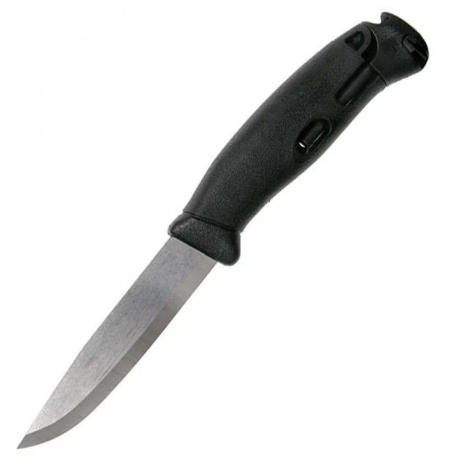 Ніж туристичний Morakniv Companion Spark Black 13567, нержавіюча сталь, кресало, чорний