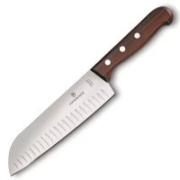 Нож кухонный Victorinox Wood Santoku 17см (6.8520.17G)