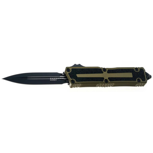 Нож Microtech Scarab II GEN III D/E Black Standard OD Green