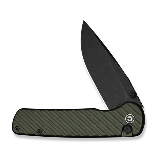 Нож складной туристический Civivi Iron Tide (8.2 см) 14C28N / Aluminum зеленый