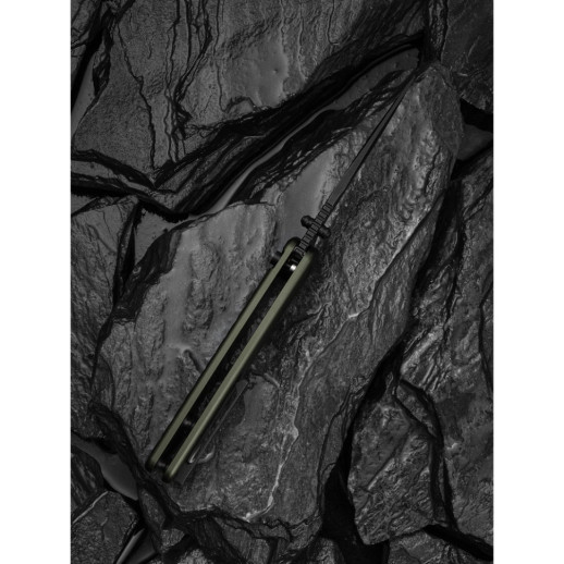 Нож складной туристический Civivi Iron Tide (8.2 см) 14C28N / Aluminum зеленый