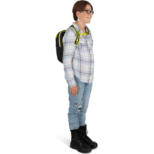 Рюкзак Osprey Daylite Jr black/lemongrass - O/S - черный/желтый