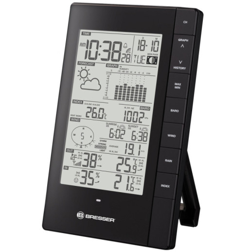 Метеостанция Bresser Weather Center 5-in-1 PC-connect (7002571)