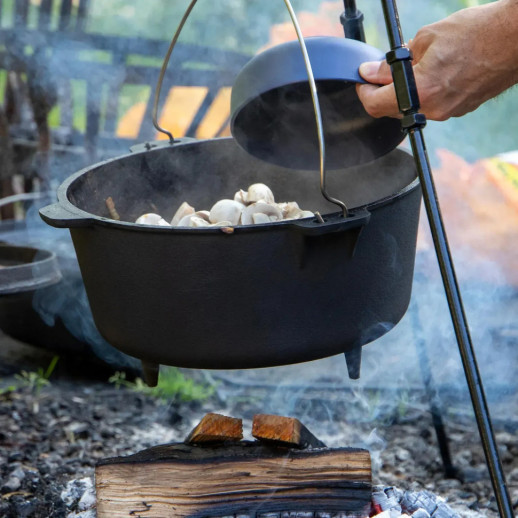 Котел с крышкой Bo-Camp Dutch Oven Cast Iron 31 cm/5 L Black (2122410)