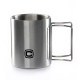 Термокружка со складными ручками СИЛА metall 350 мл