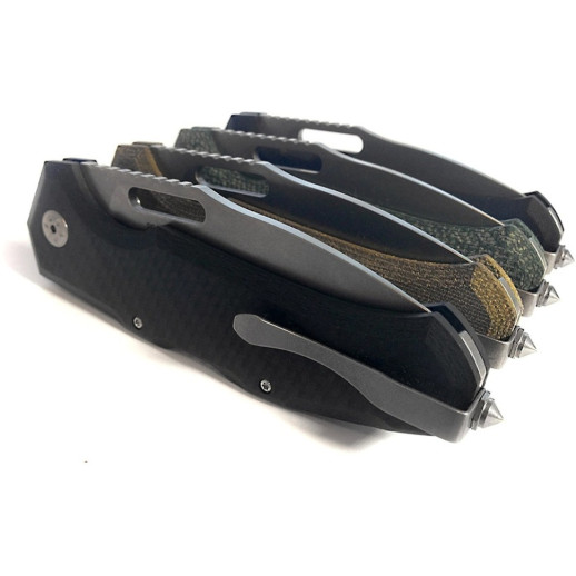 Нож Maserin Nimrod, M390, carbon fiber, черный