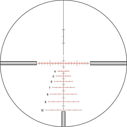 Прицел Nightforce NXS 3.5-15x50 F1 ZeroS 0.250 MOA сетка LV.5 с подсветкой