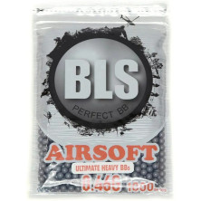 Страйкбольные шарики BLS Ultimateheavy (Stainless) Gray 6 мм 0,46 г 1000 шт
