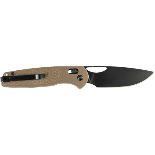 Нож CJRB Acacia Black Blade, brown
