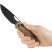 Нож CJRB Acacia Black Blade, brown