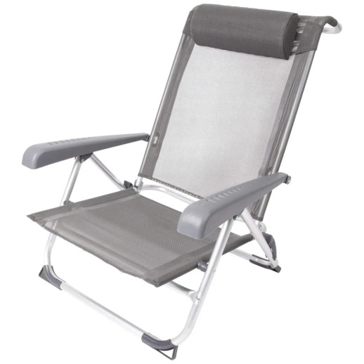 Кресло раскладное Bo-Camp Saint-Tropez Grey (1204796)
