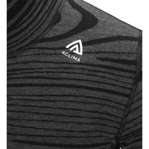 Термокофта муж. Aclima WarmWool 200 Roll Neck M's Black Motion XL