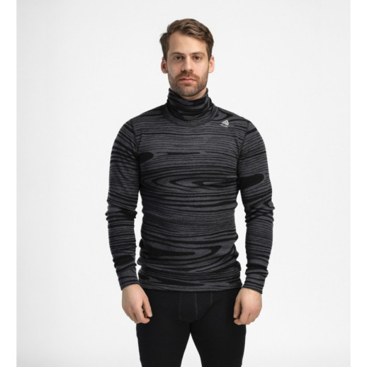 Термокофта муж. Aclima WarmWool 200 Roll Neck M's Black Motion XL