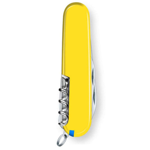 Нож Victorinox Huntsman Ukraine 91мм/15функ/син-желт