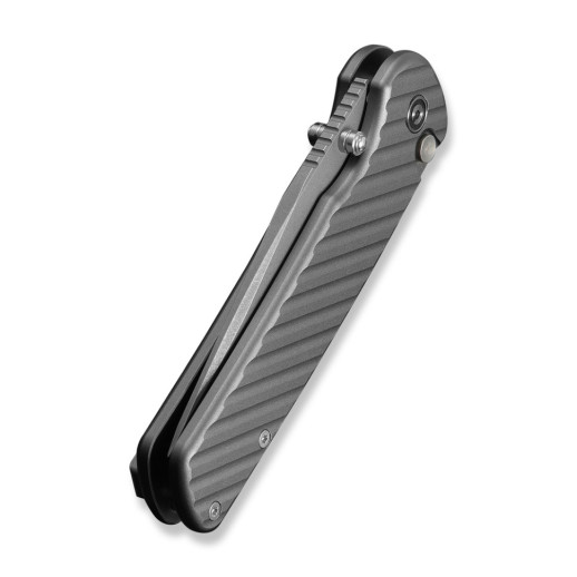 Нож складной туристический Civivi Iron Tide (8.2 см) 14C28N / Aluminum серый